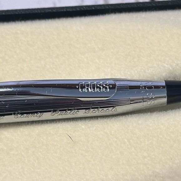 Cross Pen Engraved Fairfax County Public Schools 10 Years  Pen in Original Box - Picture 6 of 10
